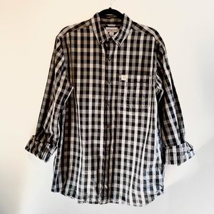 Carharrt Men’s Button up plaid medium